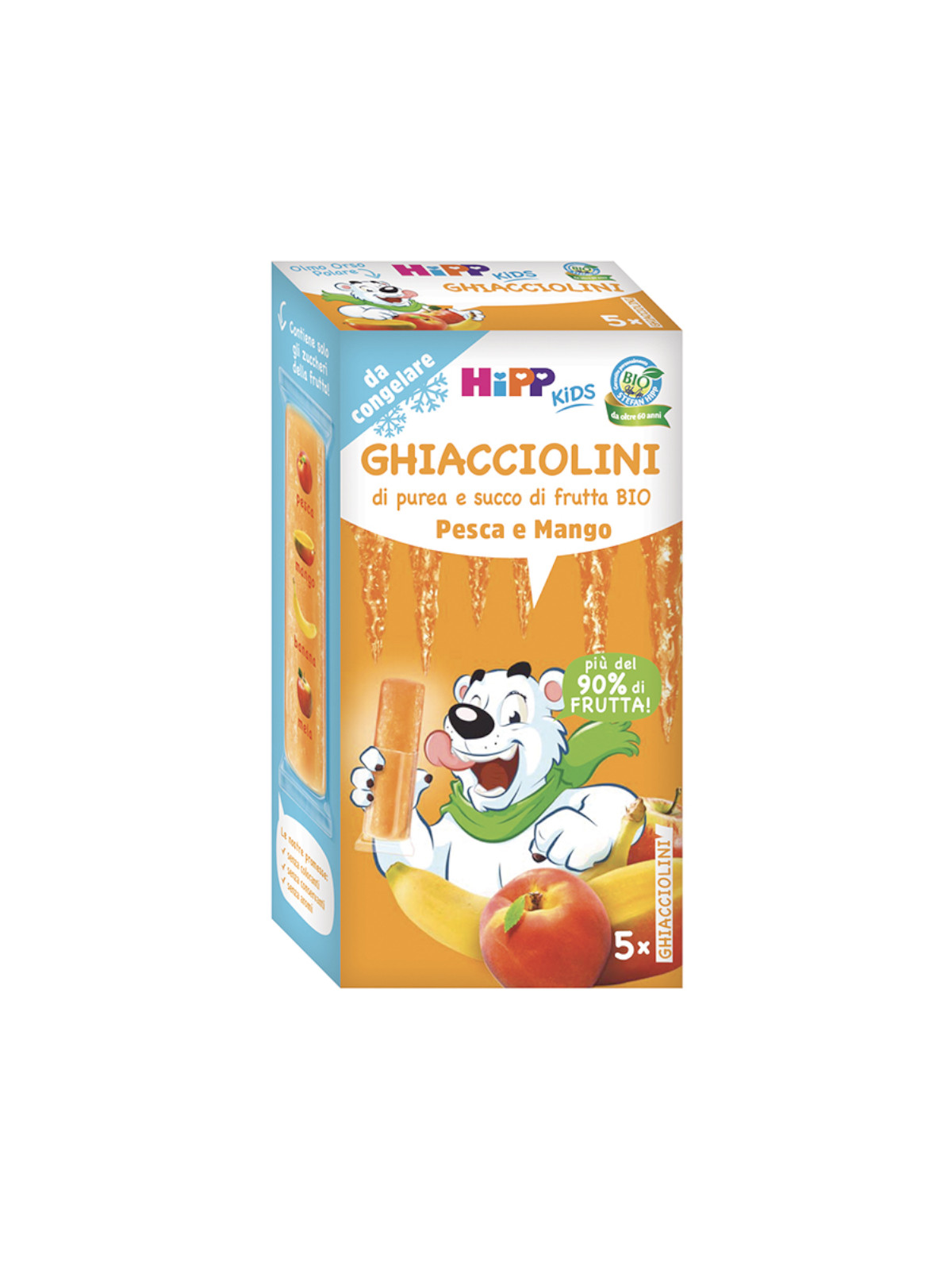 Ghiacciolini pesca e mango 150g - HiPP