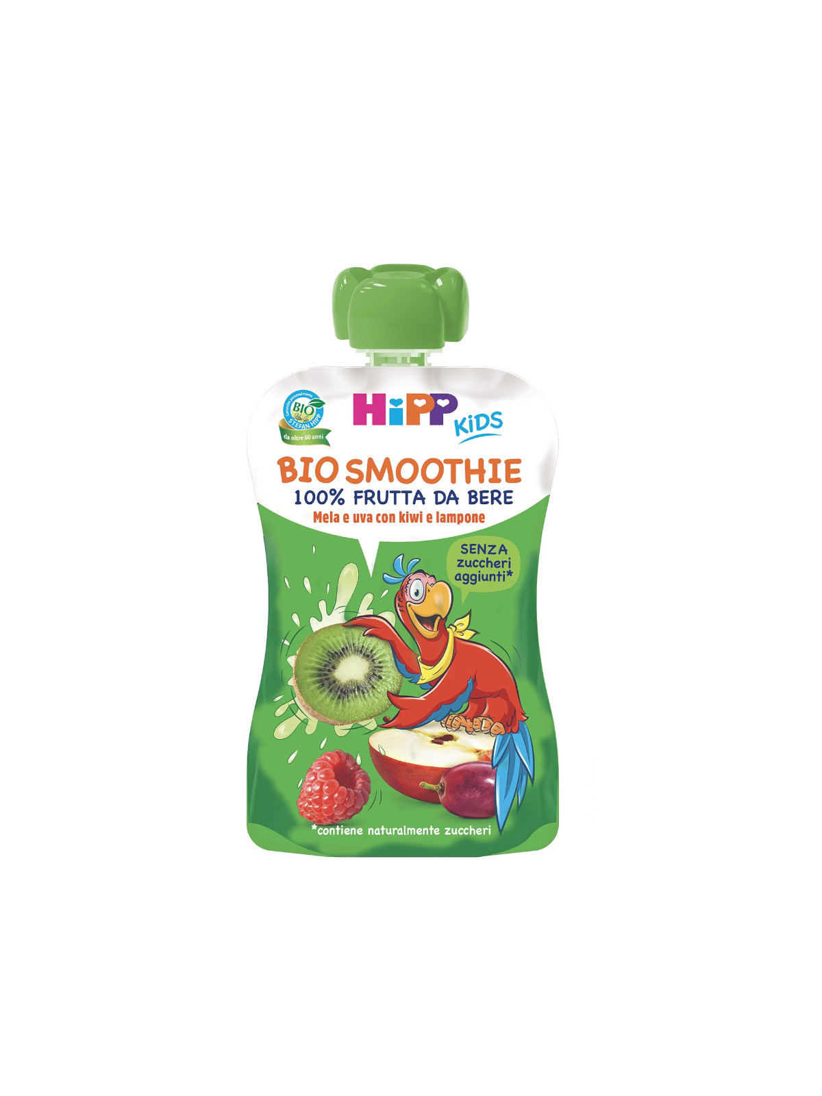 Smoothies mele e uva con kiwi e lampone 120 ml - HiPP