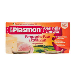 Plasmon - omogeneizzato formaggio - prosciutto - 2x80g - Plasmon