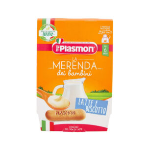 Plasmon - merenda latte biscotto - 2x120g - Plasmon