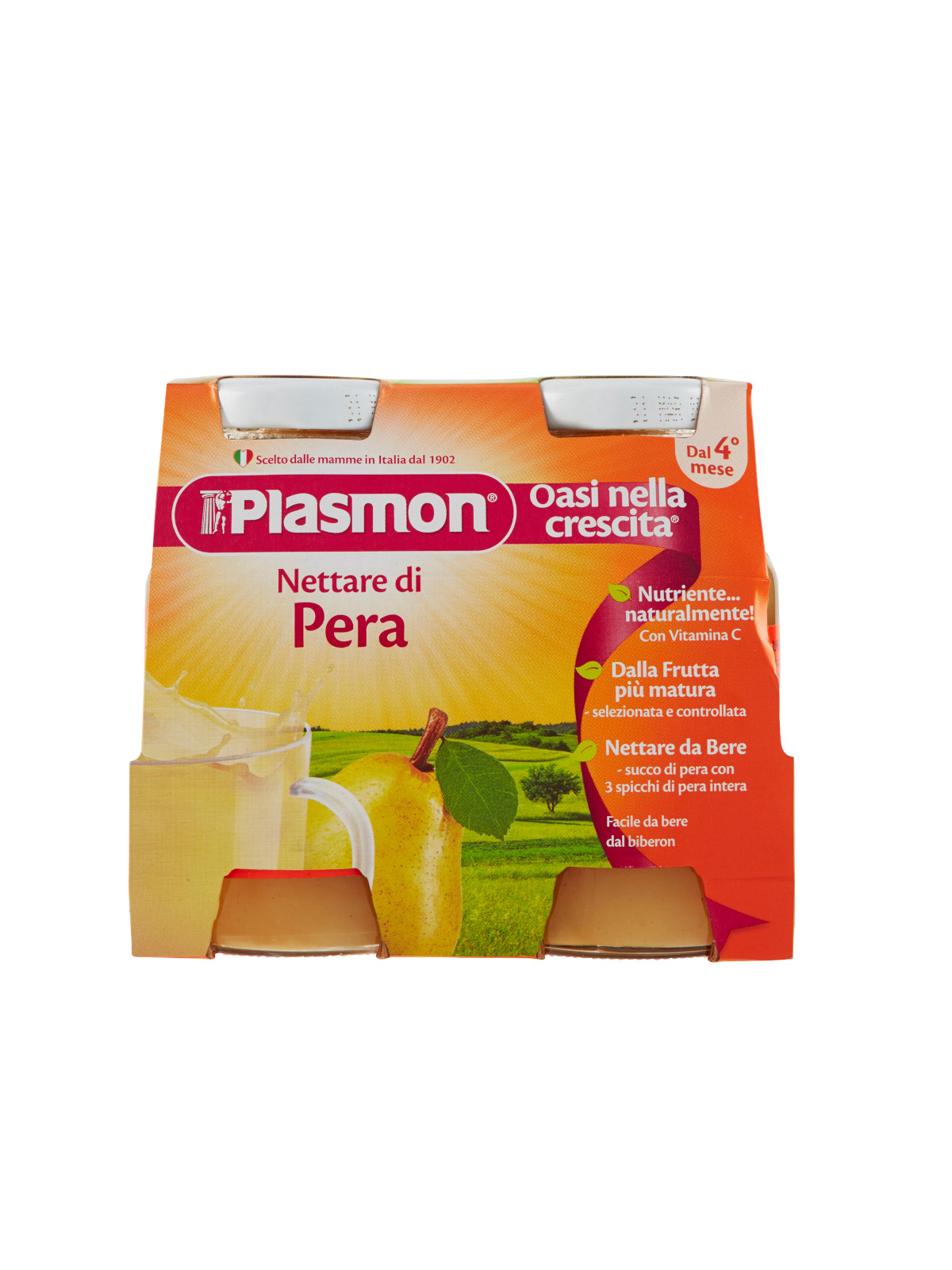 Plasmon - nettare di pera - 4x125ml - Plasmon