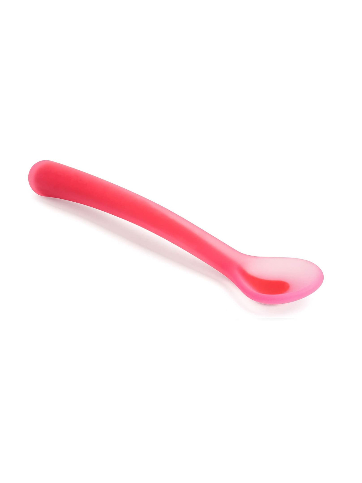 Cucchiaio silicone rosa - SUAVINEX