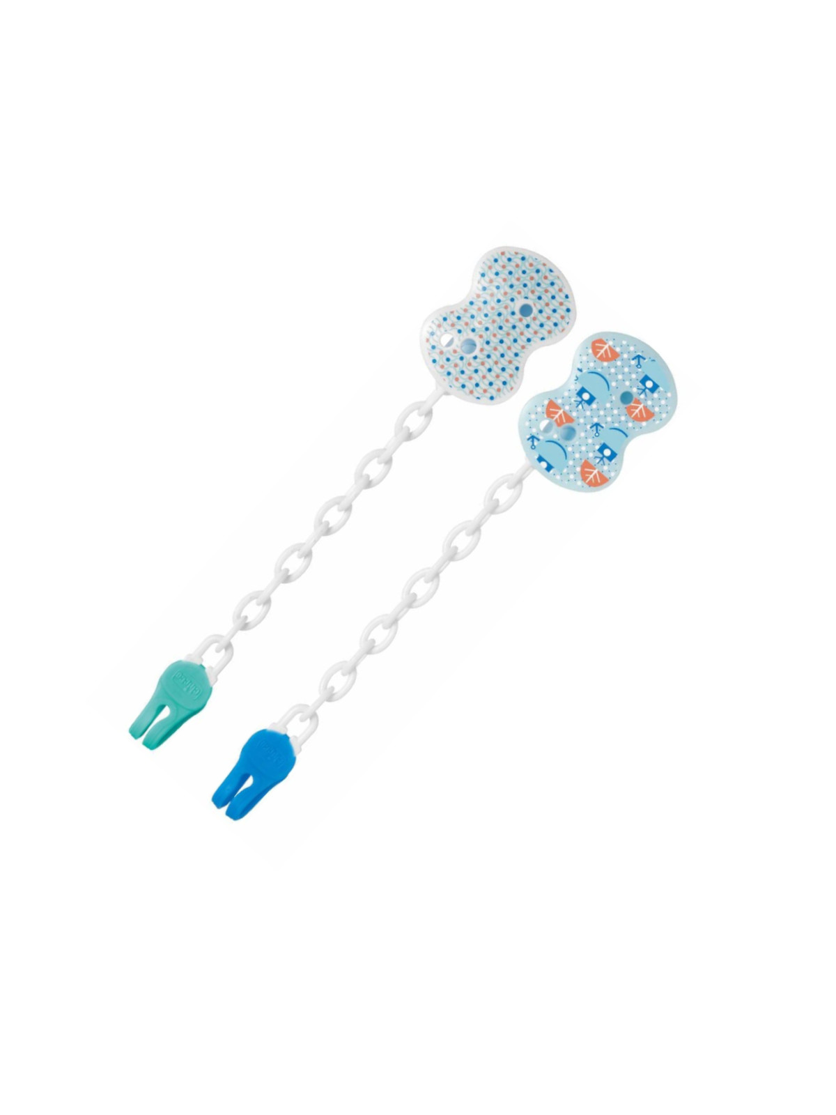 Clip catenella physio azzurro 1 pz <strong>colori assortiti</strong> - CHICCO