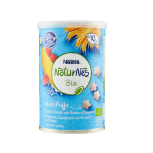 Naturnes - nutripuffs cereali banana e lampone 35gr - NATURNES BIO