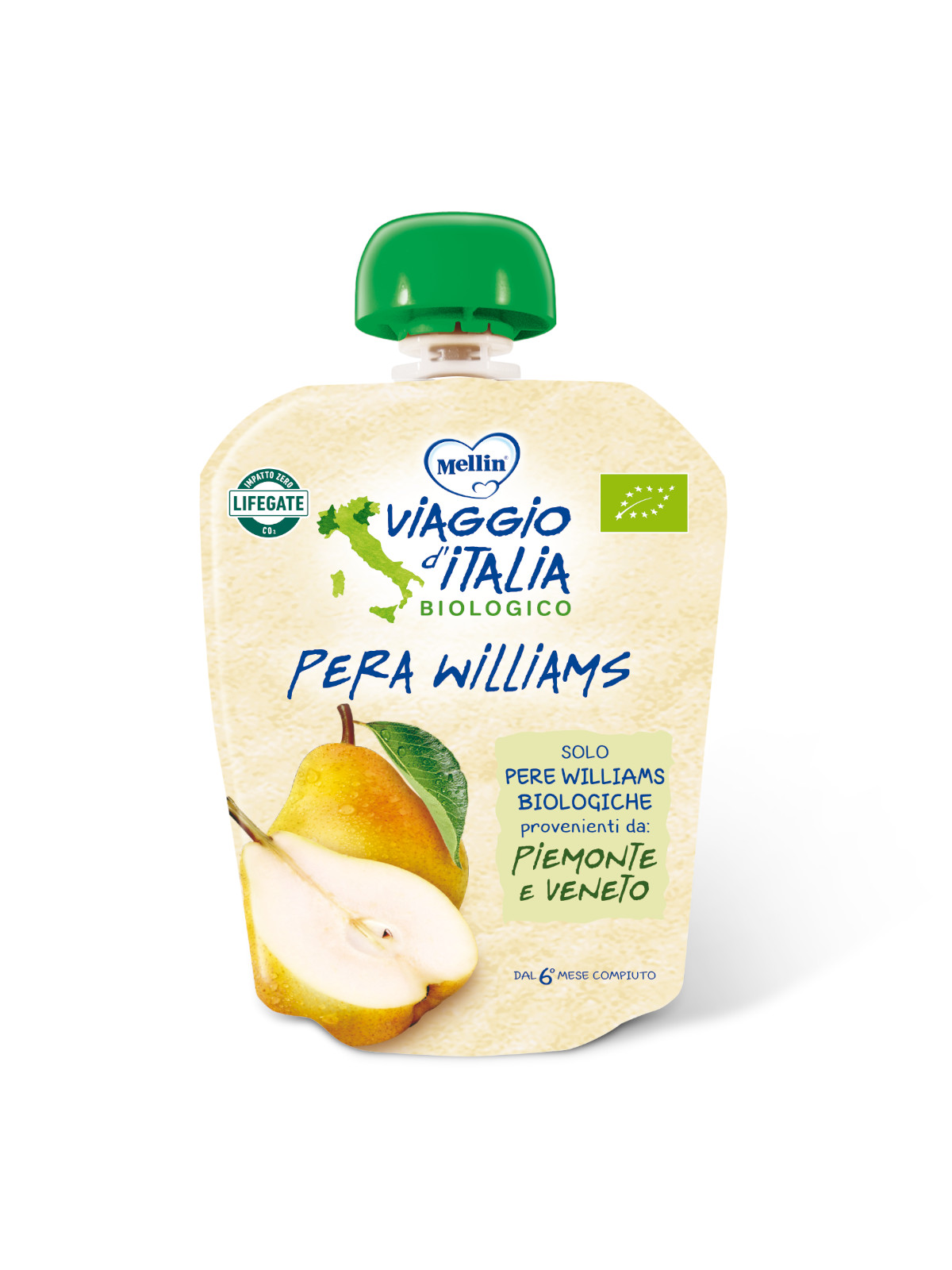 Mellin - pouch bio pera williams 90 gr - MELLIN- VIAGGIO D' ITALIA