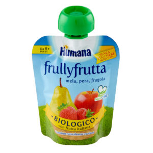 HUMANA FrullyFrutta mela pera fragola 90 gr - HUMANA