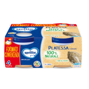 MELLIN Omogeneizzato platessa 4x80 gr - MELLIN