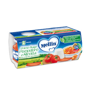 MELLIN Omogeneizzato primo sugo pomodoro e ricotta 2x80 gr - MELLIN