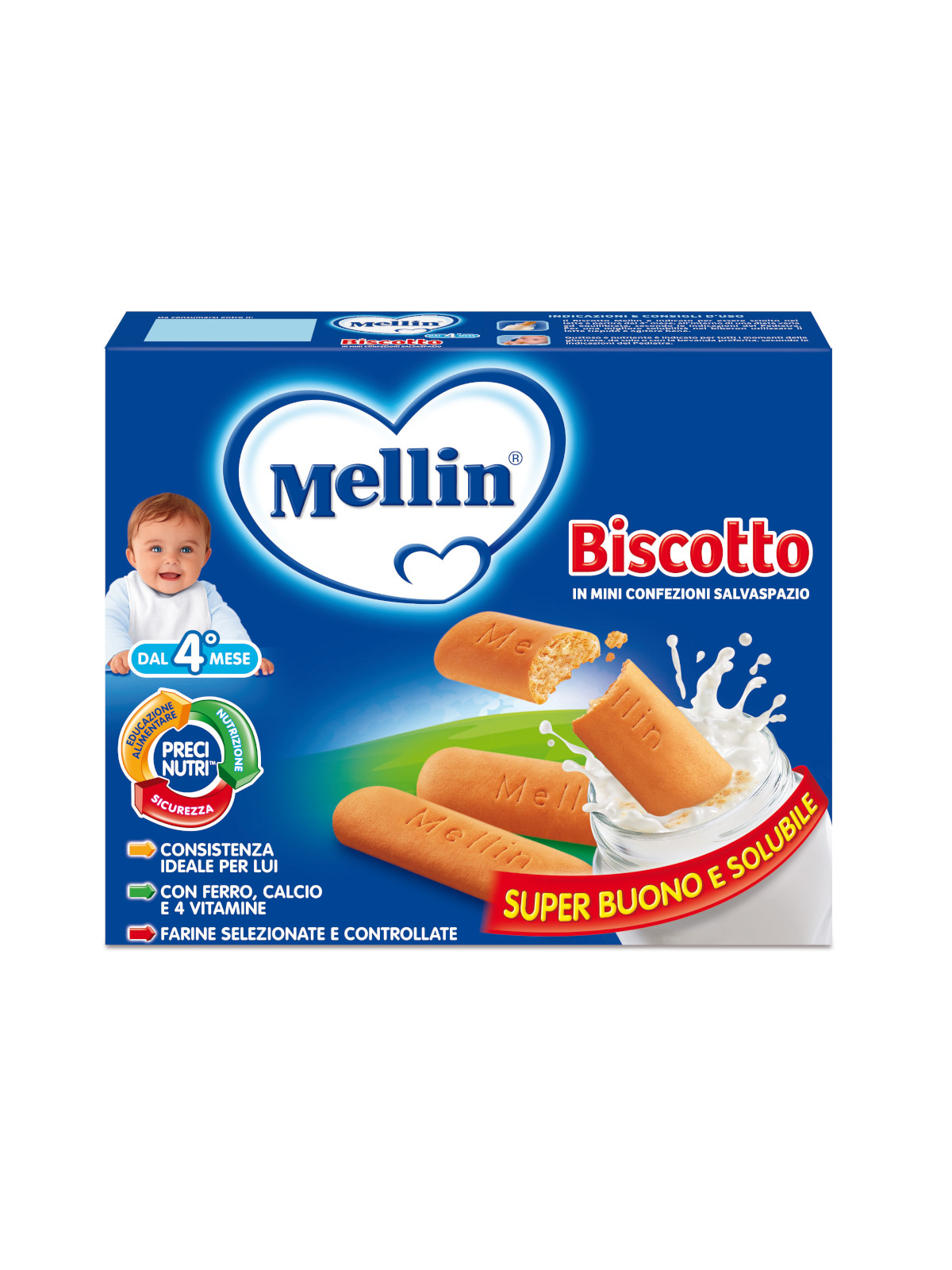 Mellin biscotto intero 360 gr - MELLIN