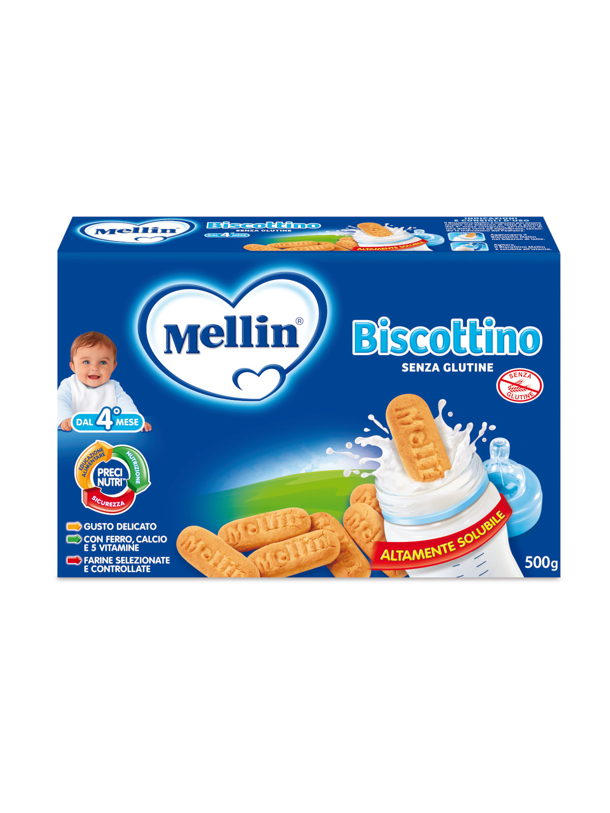 Mellin biscottino senza glutine 500 gr - MELLIN