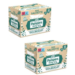Pampers - 2 pack salviette baby fresh x500 pz - 