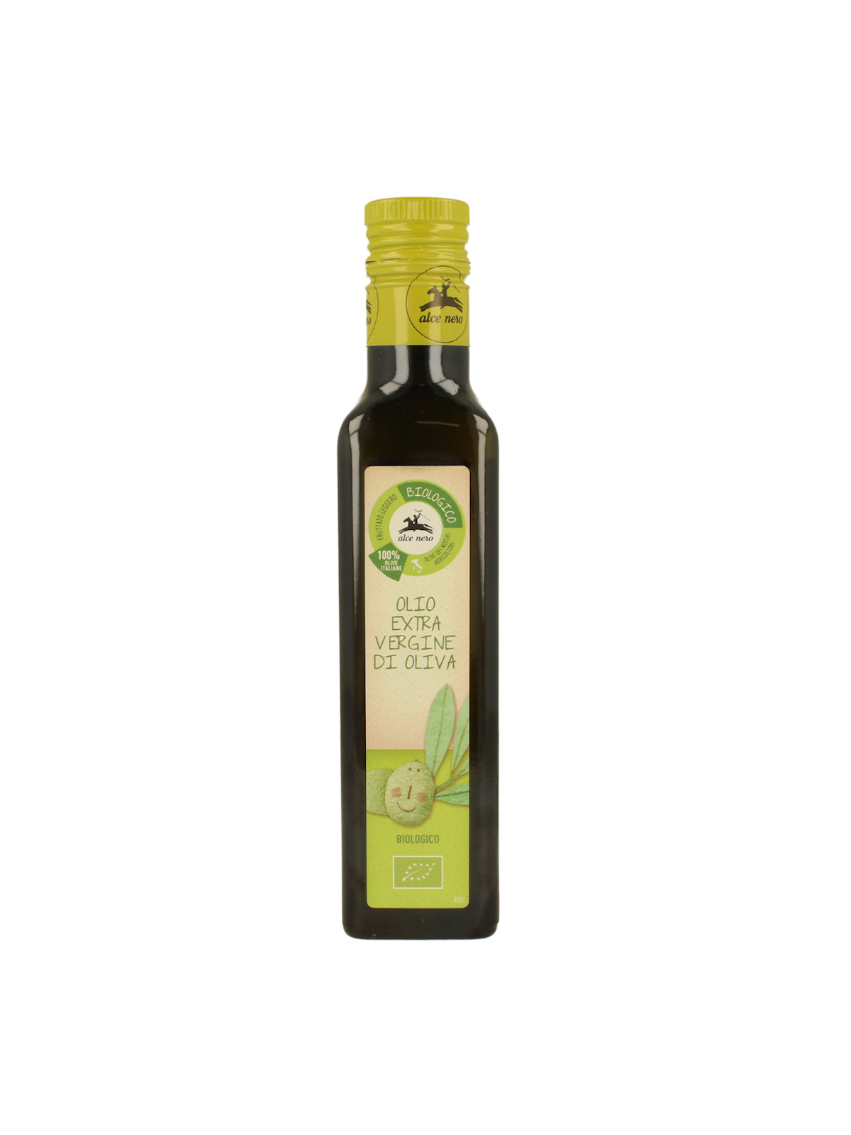 Olio extravergine d'oliva fruttato leggero bio alce nero 250ml - Alce Nero