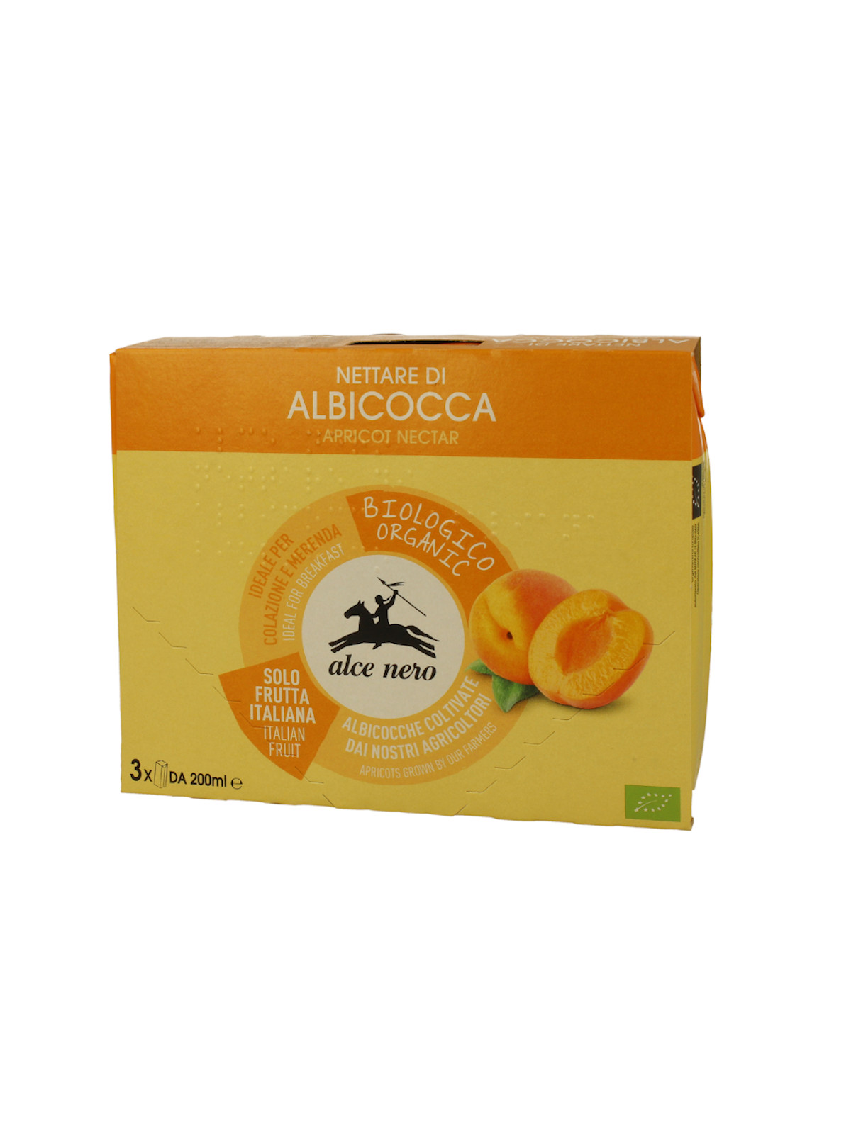 Nettare di albicocca bio alce nero 200x3 ml - Alce Nero