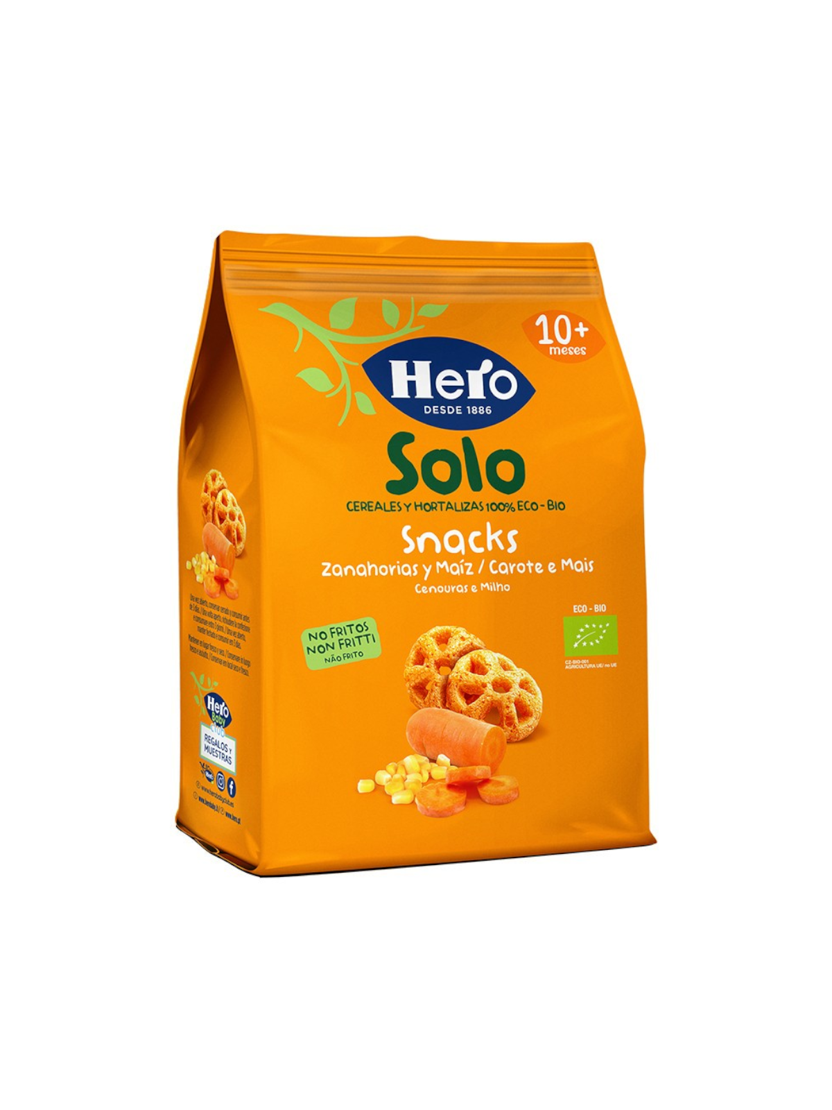 Snack carote e mais 40g - Hero Solo
