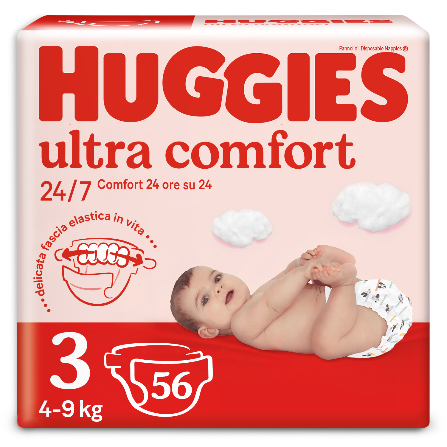 Ultra confort unisex  grande  t 3 56pz - Huggies