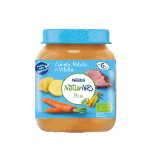 Naturnes - baby menù carote patate vitello 190 gr - NATURNES BIO