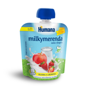 Humana - milkymerenda mela fragola 100 gr - Humana