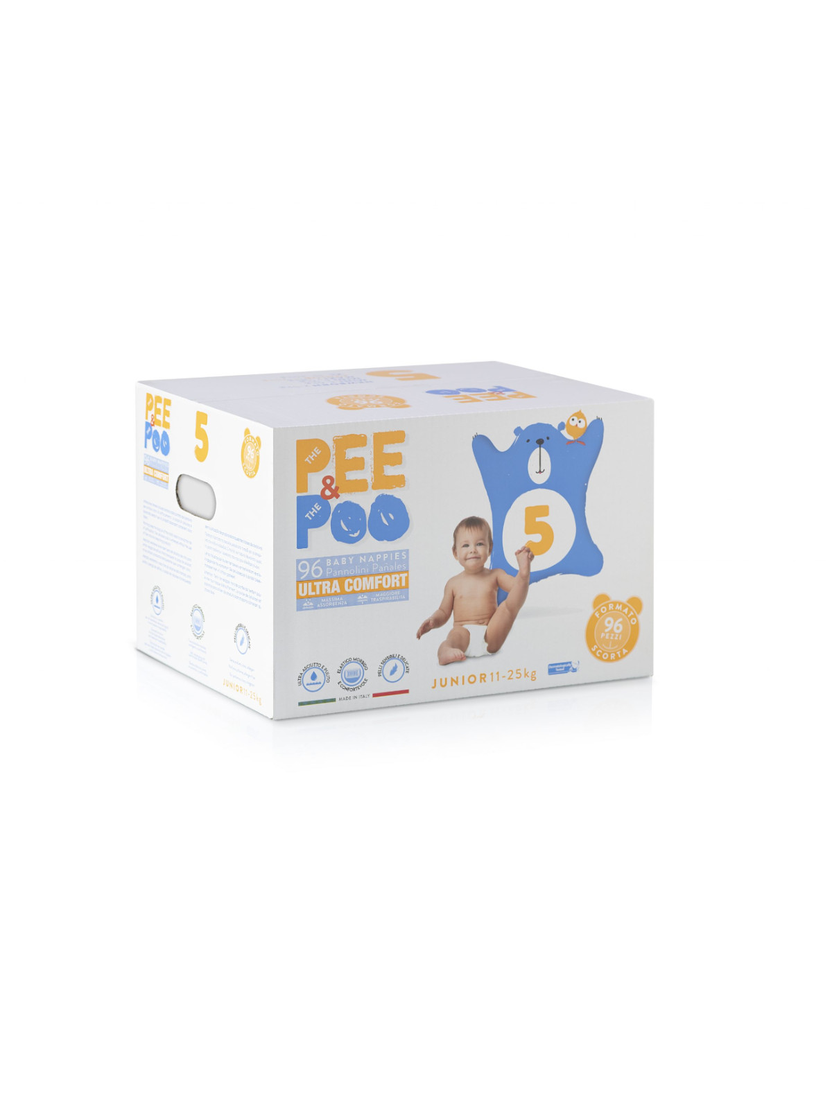 Pee&poo jumbo junior taglia 5 - 96 pz -