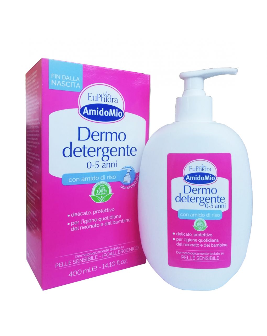 Amido mio dermodetergente 0-5 anni 400ml - EUPHIDRA AMIDO MIO