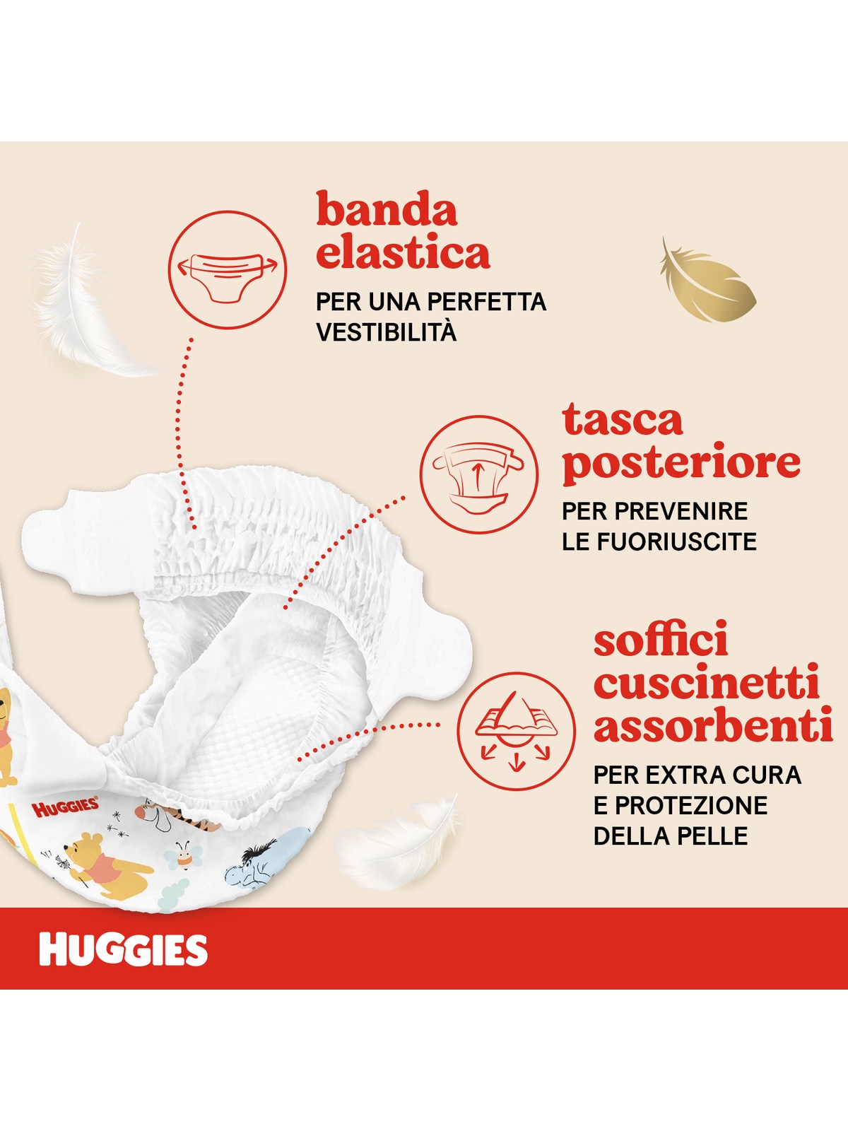 Huggies pannolini extra care mega pack tg.5 (11-25 kg), 75 pannolini - Huggies