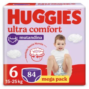 Huggies pannolini ultra comfort mutandina megapack tg.6 (15-25 kg), 84 pannolini - Huggies