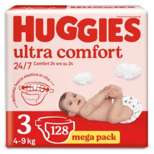 Huggies pannolini ultra comfort megapack tg.3 (4-9 kg), 128 pannolini - Huggies