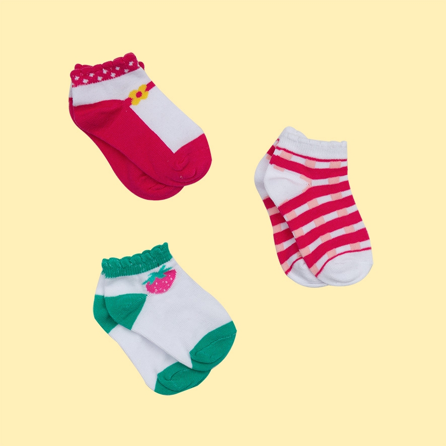 Mawi pack x3 calze corte fiori farfalle - Mawi