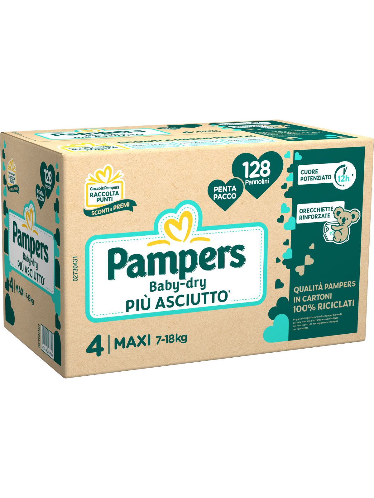 Pampers-penta baby dry  maxi x128 - Pampers