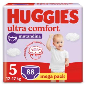 Huggies pannolini ultra comfort mutandina megapack tg.5 (12-17 kg), 88 pannolini - Huggies