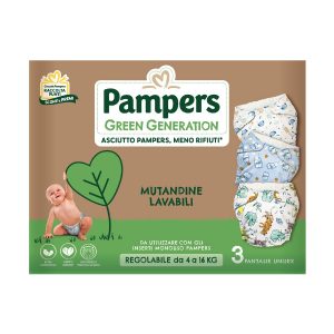 Pampers - green generation mutandine x3 - Pampers