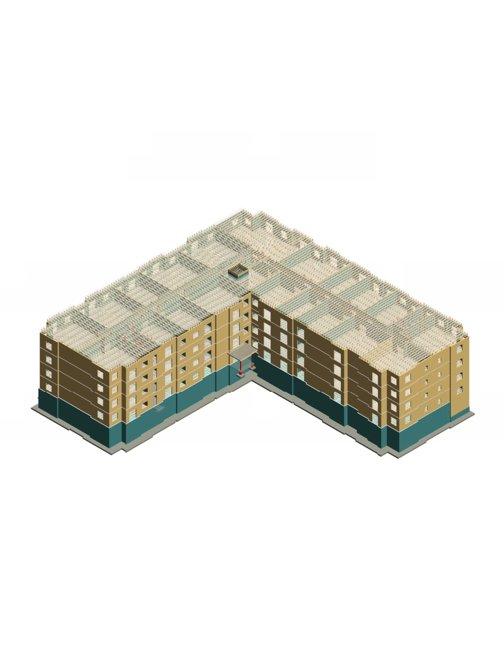 Wood Framing 3d Model Revit Page 002