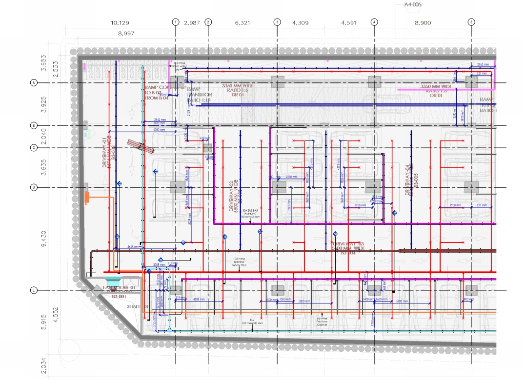 Coordinated Floor Plan Part B