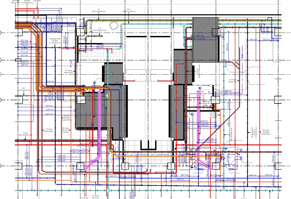 Coordinated Floor Plan Part Civil
