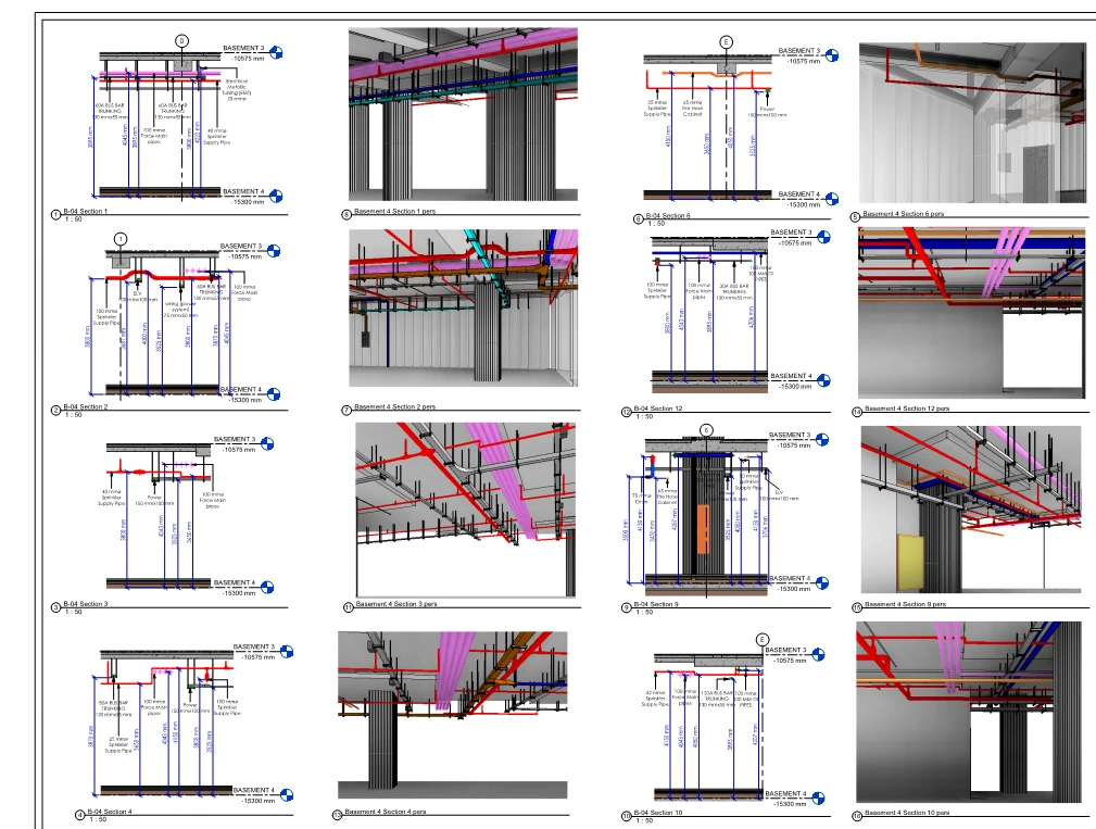 Coordinated Sectional Detail 2