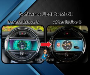 MINI iDrive Update Flash iD5 to iD6 with CarPlay Full Screen F54 F55 F56 F57 F58 F60
