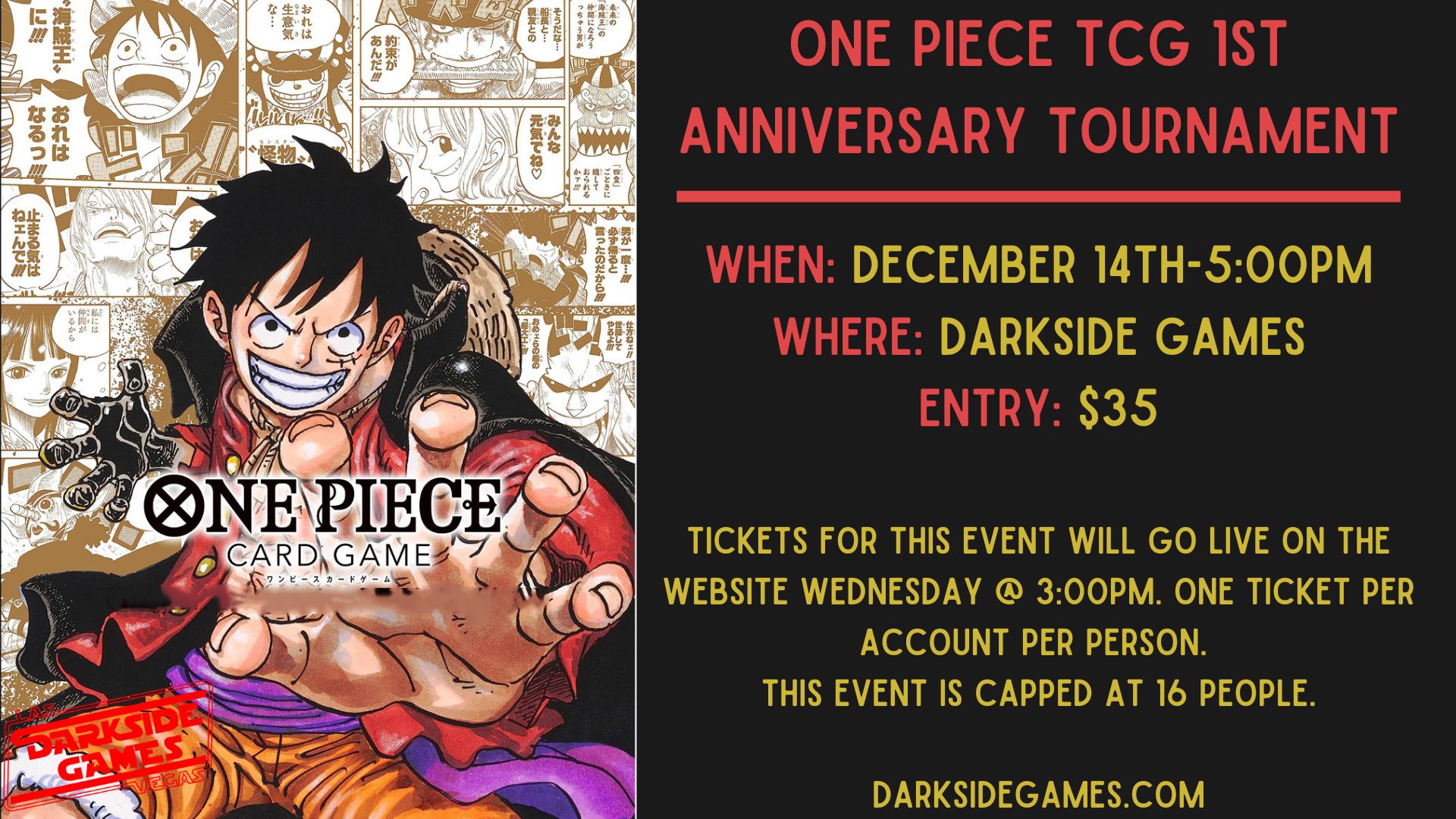 1st Anniversary Tournament − EVENTS｜ONE PIECE CARD GAME