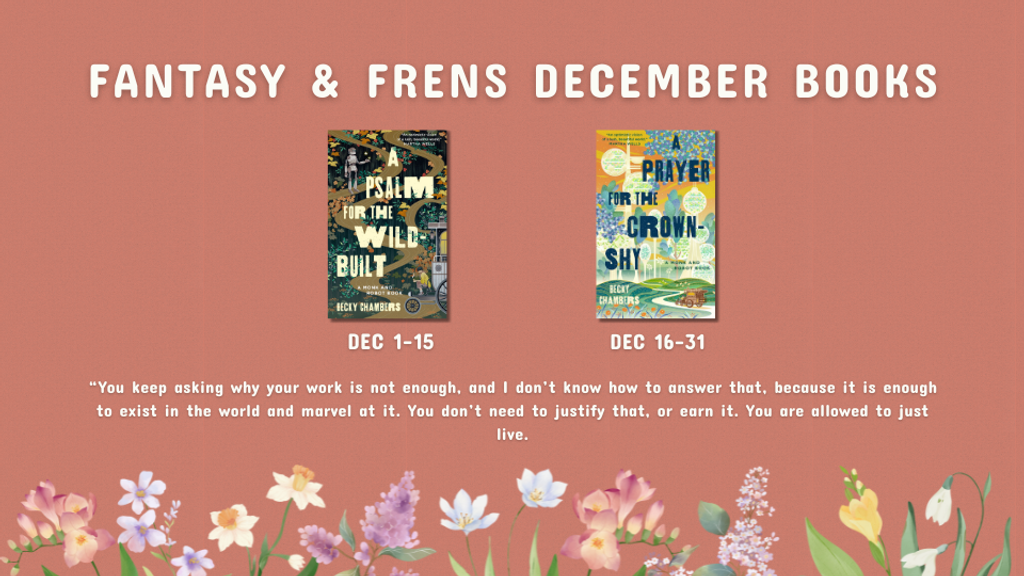 WE ARE SO BACK! Fantasy & Frens December Books!