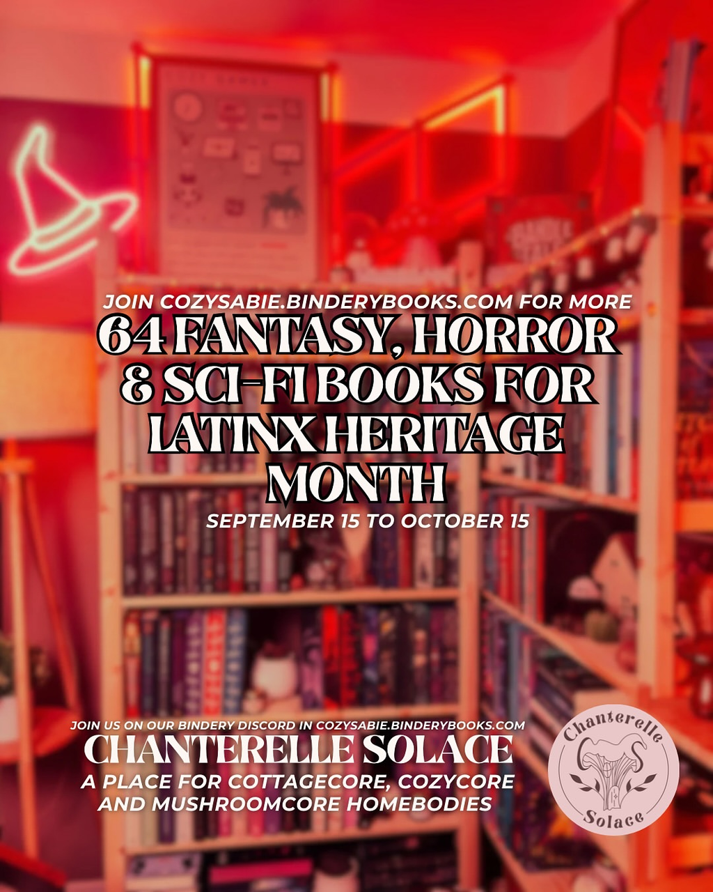 Here’s a list of 64 books in Fantasy, Horror and Sci-Fi for Latinx Heritage Month! 🤎
