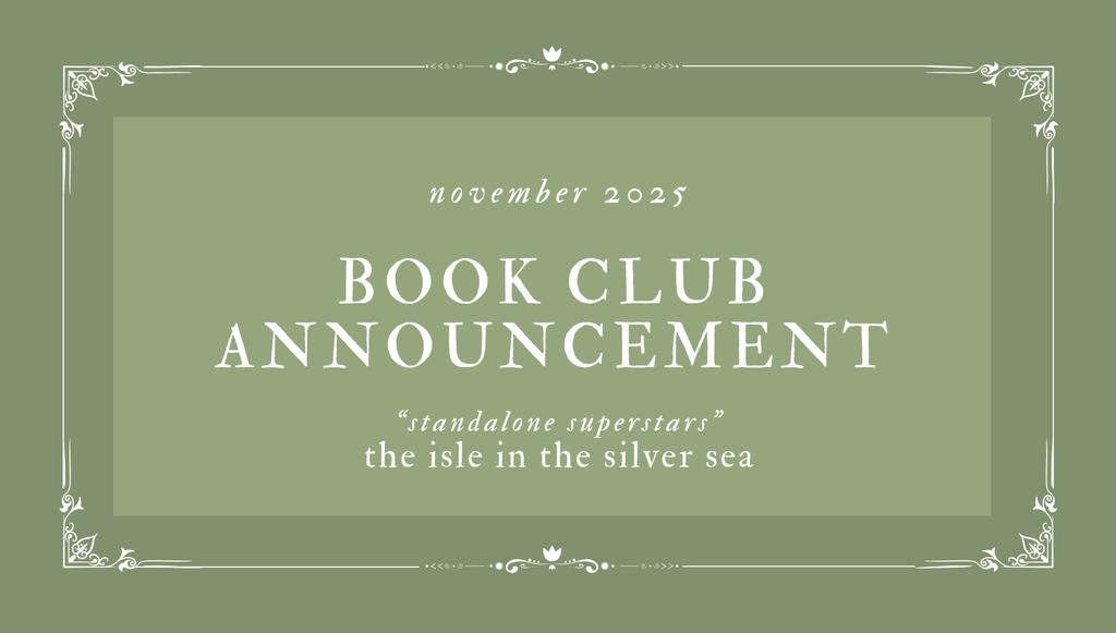 November 2025 Book Club Pick: THE ISLE IN THE SILVER SEA