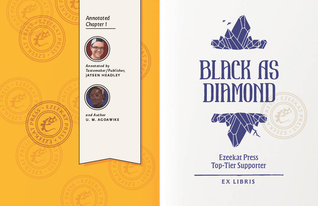 Black as Diamond — Annotated First Two Chapters!