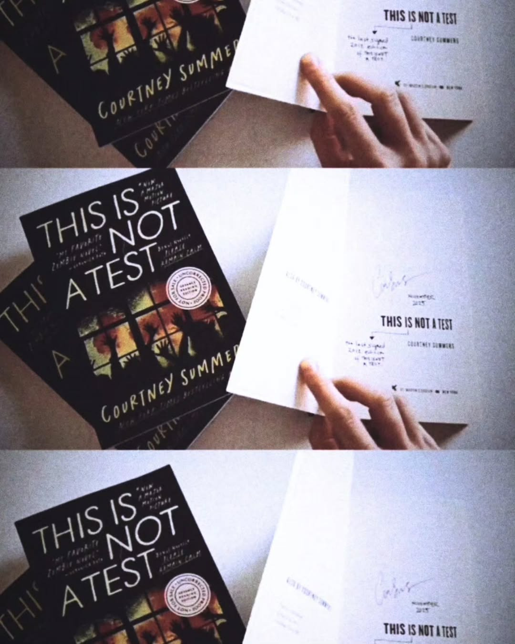 Courtney will never do this again ...