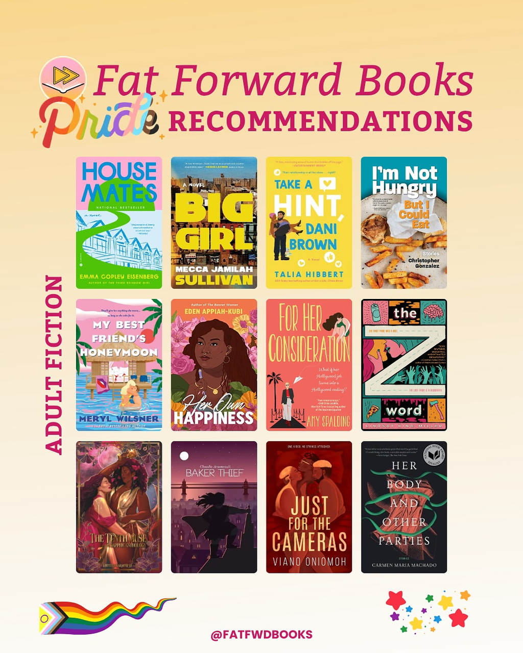 Fat Forward Books: Pride Recommendations 🏳️‍🌈🏳️‍⚧️