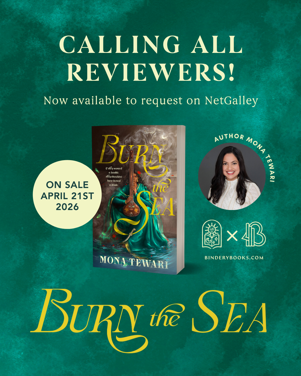 BURN THE SEA is now on NETGALLEY! [Link in post]