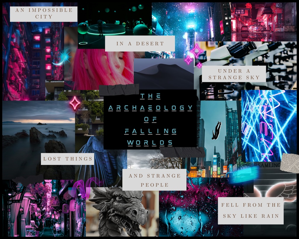 WE'RE PUBLISHING OUR NEXT BOOK! Welcome to 'The Archaeology of Falling Worlds' by Megan Chee