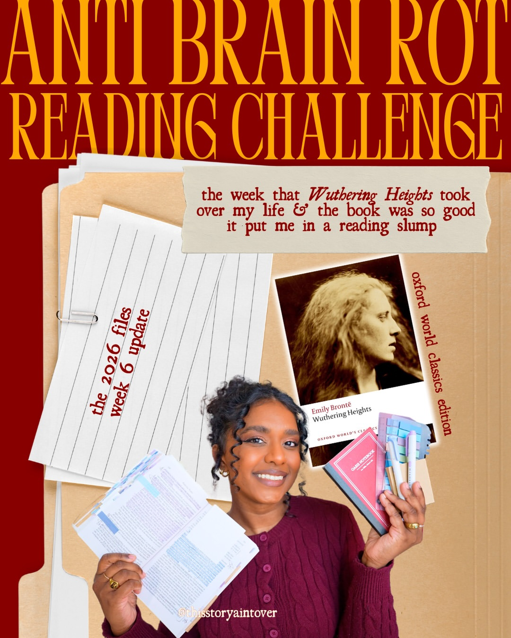 WEEK 6 Update for the #AntiBrainRotReadingChallenge 🧠📖 