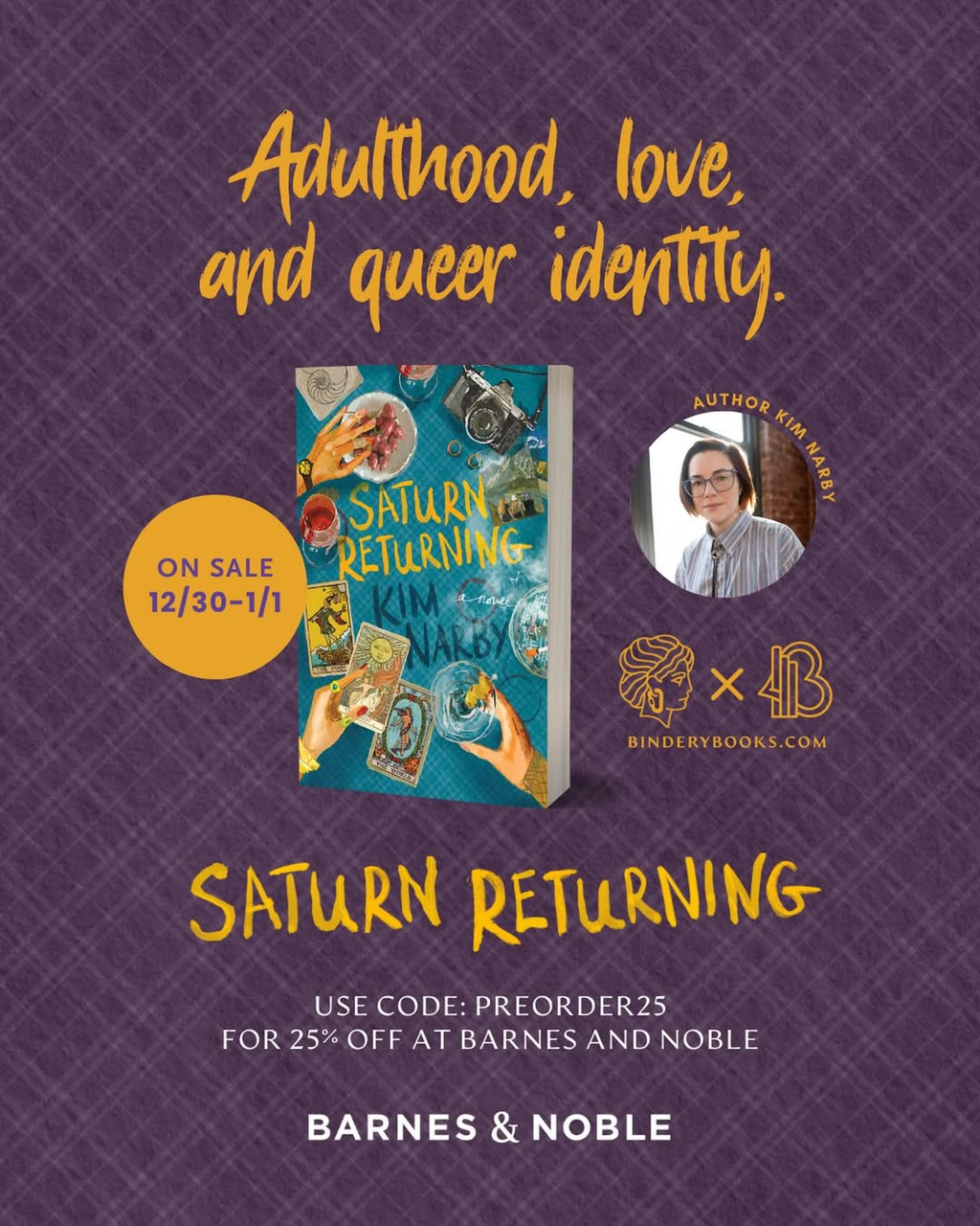 25% off SATURN RETURNING 🪐 Barnes & Noble preorder sale!!!