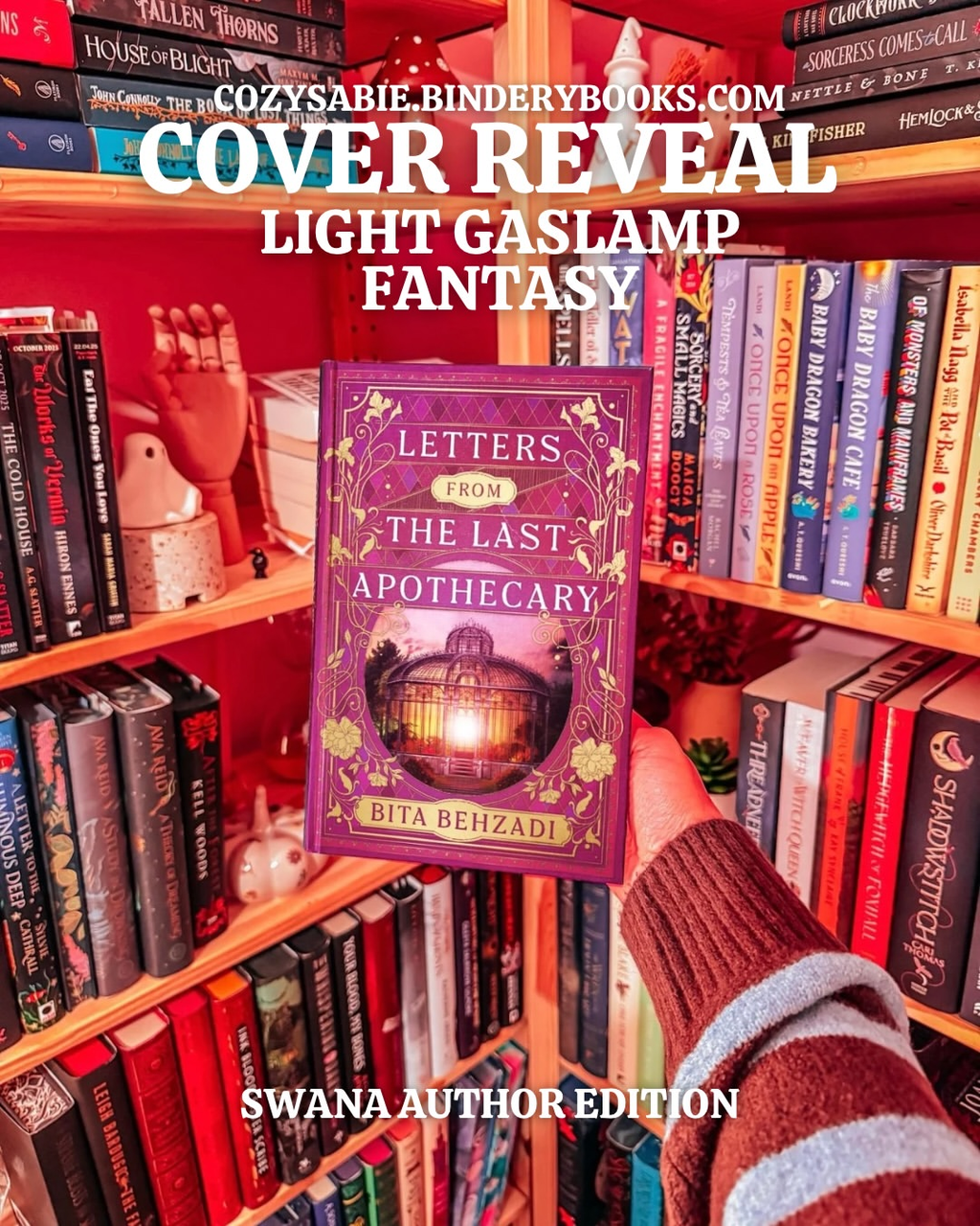 Cover Reveal for an upcoming Light Fantasy with Epistolary, Women in STEM and more from a SWANA Author