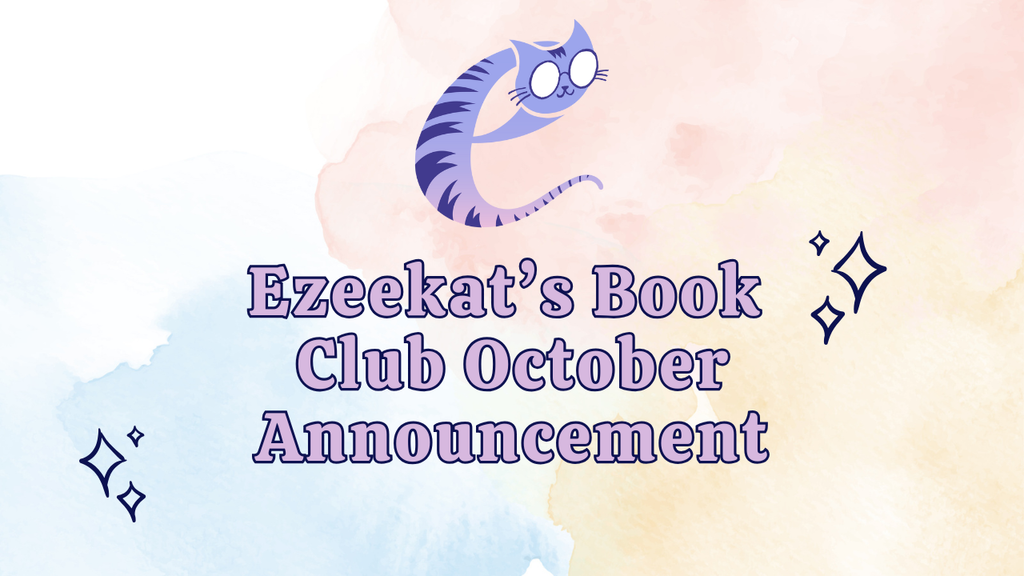Ezeekat's Book Club October Book Announcement!