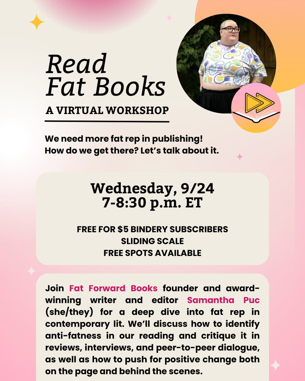 Read Fat Books: A Virtual Workshop