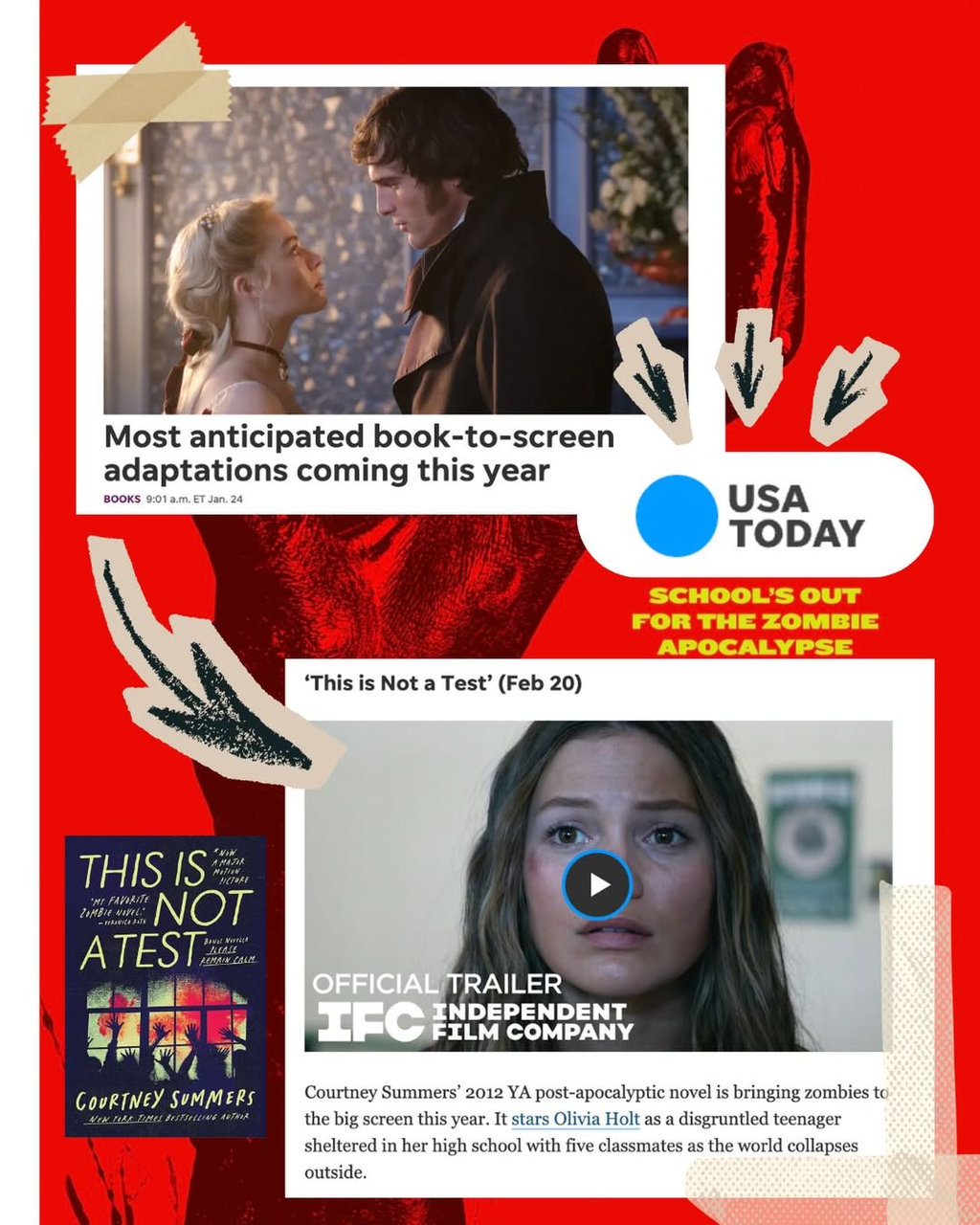 THIS IS NOT A TEST is one of the year’s biggest book-to-movie adaptations!